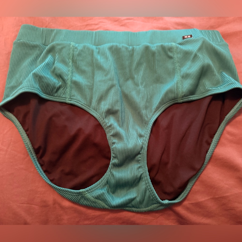 Ribbed Swim High Waisted Hipster 3X